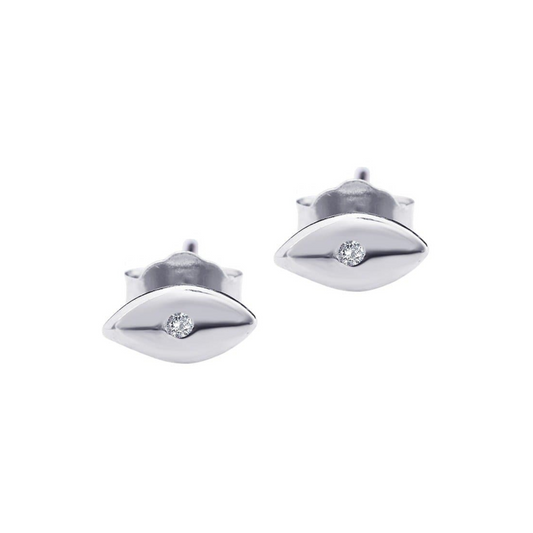 Emma Earrings - White Gold
