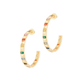 Rockin' Rainbow Earrings - Gold