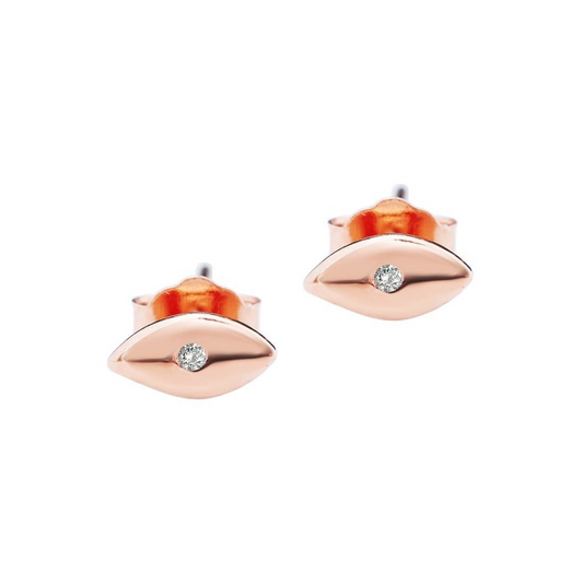 Emma Earrings - Rose Gold