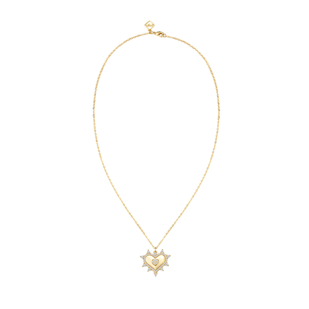 Jagged Heart Necklace