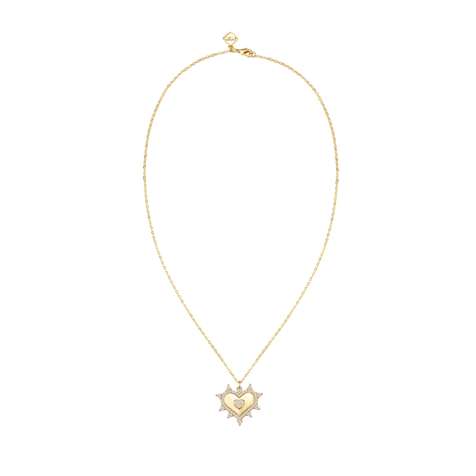 Jagged Heart Necklace