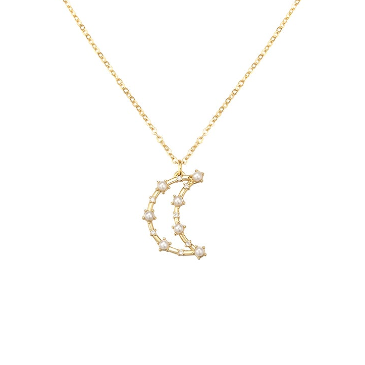 Pearly Moon Necklace