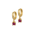 Pink Drop Earrings