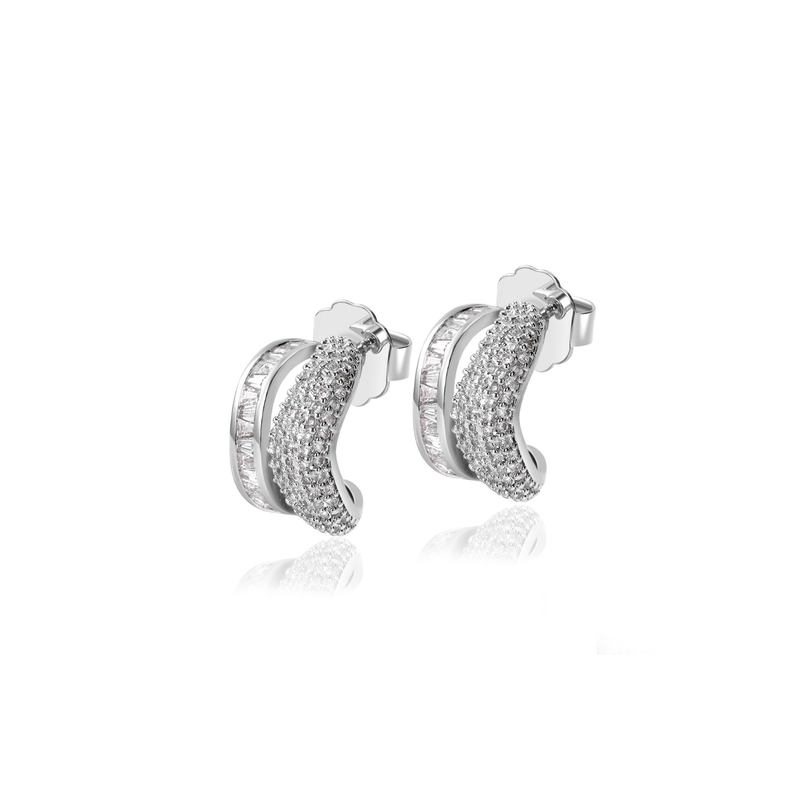 Pure Loop Arc Earrings