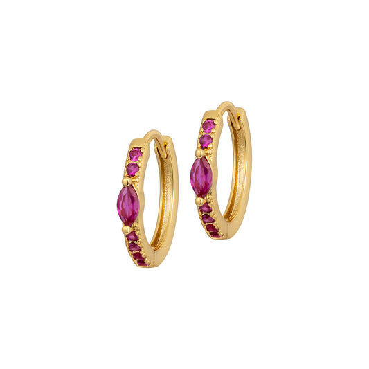 Splendid Magenta Earrings