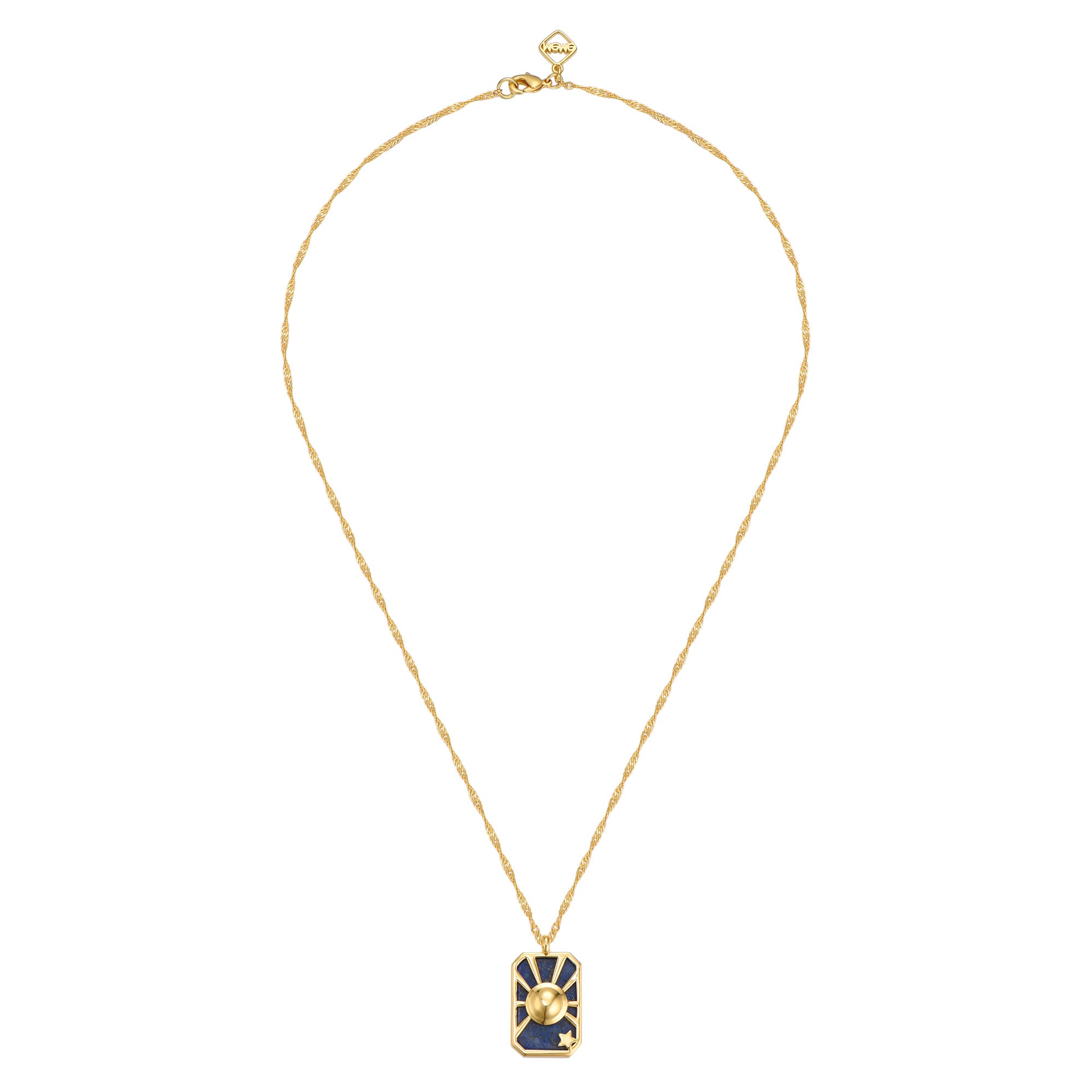 Blue Rising Necklace