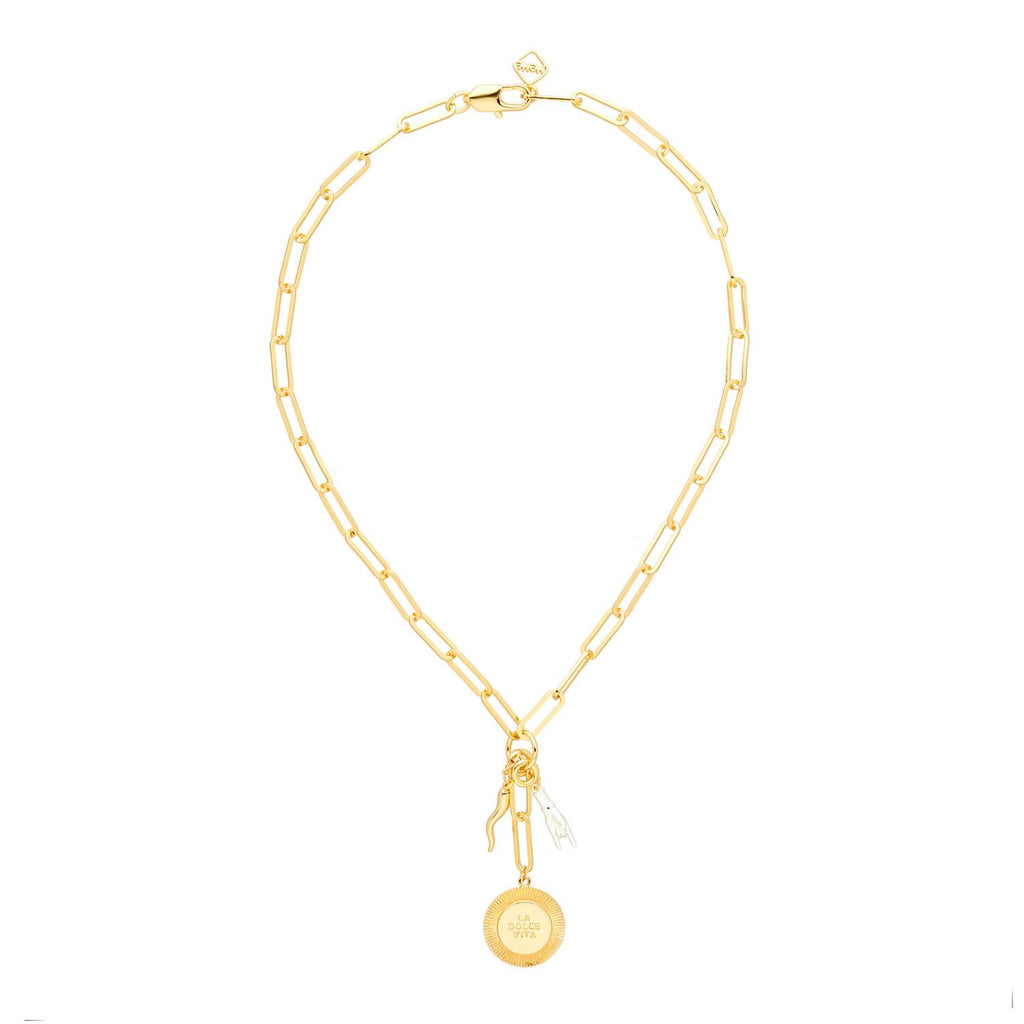 La Dolce Vita Necklace - Gold