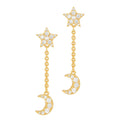 Moon Dance Earrings - Gold