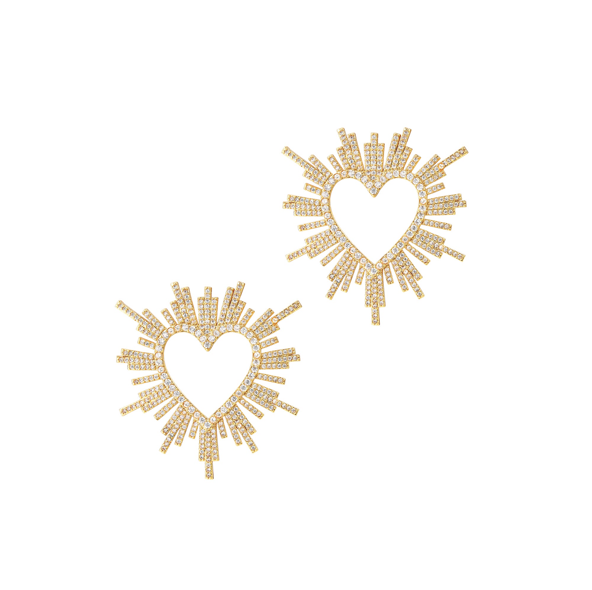 Bursting Heart Earrings