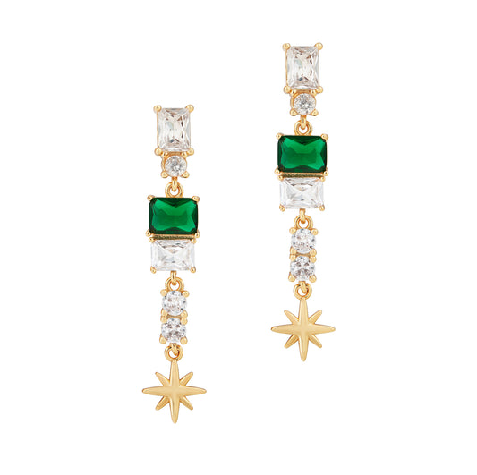 Cascading Star Earrings