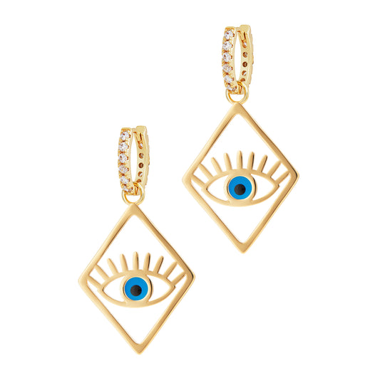 Diamond Eye Earrings