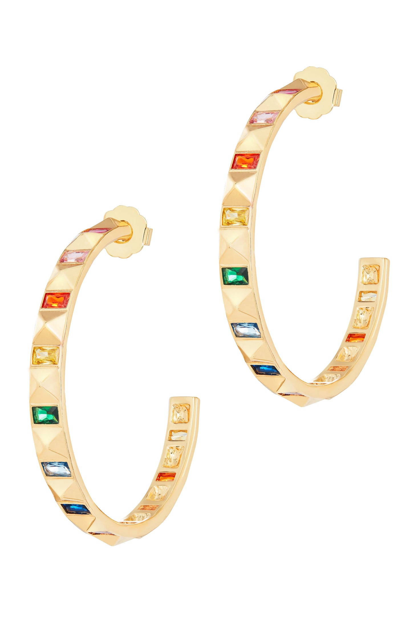 Rockin' Rainbow Earrings - Gold