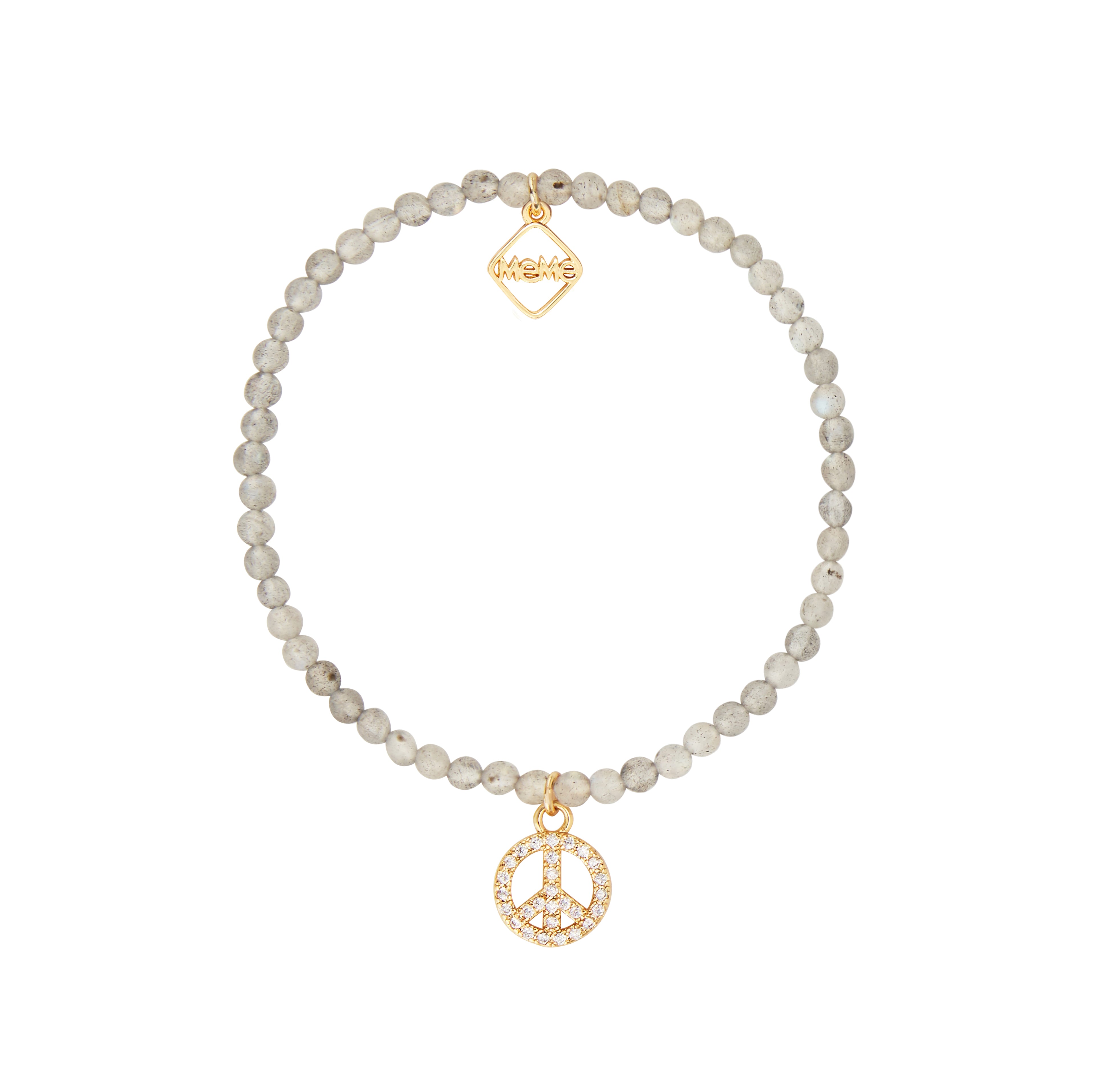 Shine with Peace Bracelet - Gold