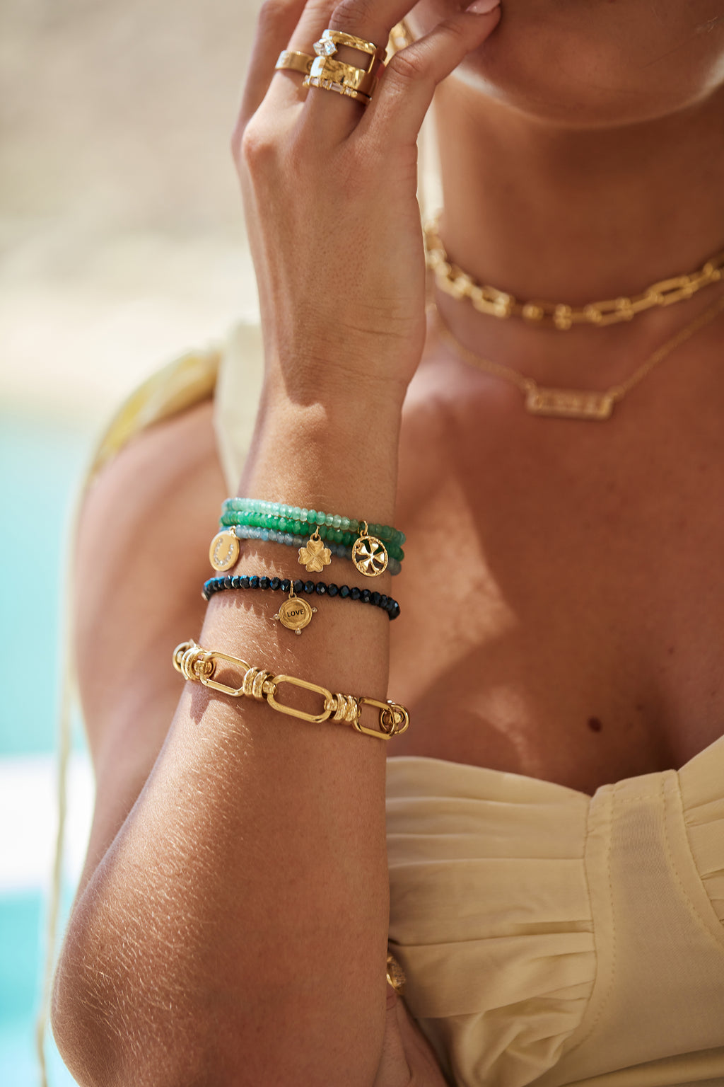 Kindale Kiss Bracelet - Gold