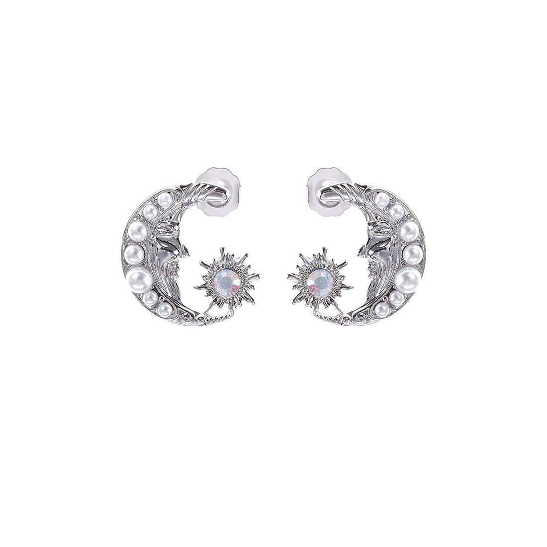 Brielle Earrings - White gold