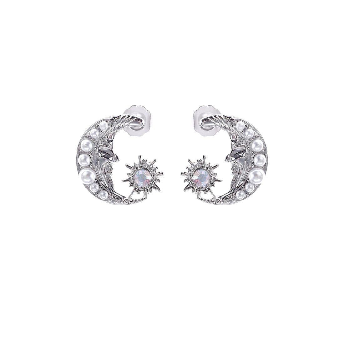 Brielle Earrings - White gold
