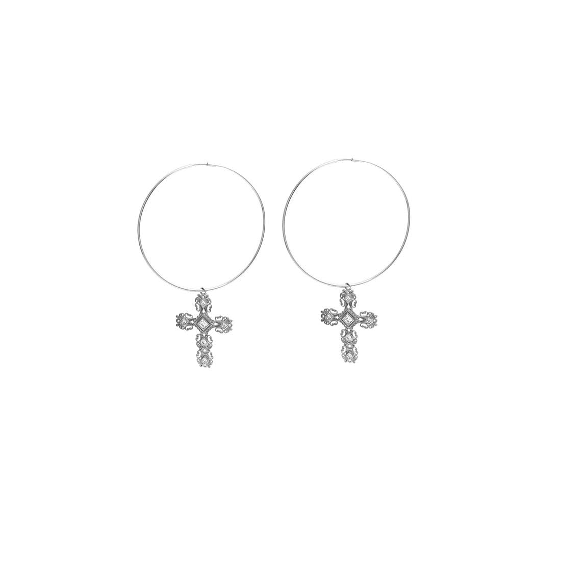 La Dolce Vita Earrings - White gold