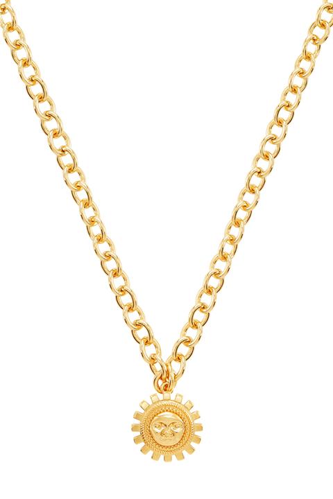 Sun Goddess Necklace - Gold