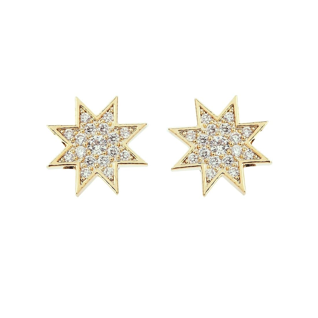 Sunburst Earrings - Gold